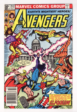 The Avengers Vol 1 212 Mid Grade (1981) Newsstand