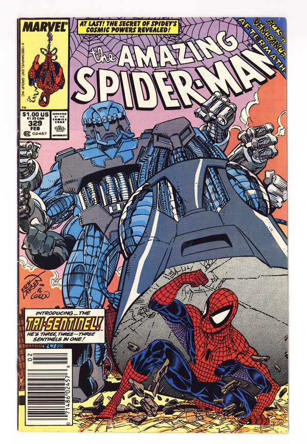 The Amazing Spider-Man Vol 1 329 Mid Grade (1990) Newsstand