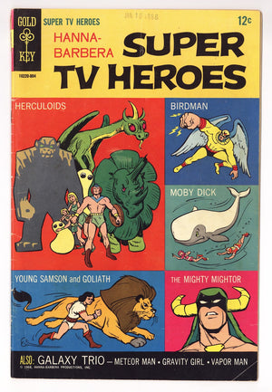 Hanna-Barbera Super TV Heroes 1 VG (4.0) Art Back Cover (1968)