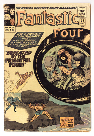 Fantastic Four Vol 1 38  GD/VG (3.0)   (1965)
