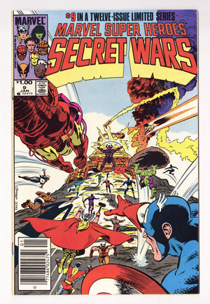 Marvel Super-Heroes Secret Wars Vol 1 9 FN (6.0) (1985) Canadian Price Variant