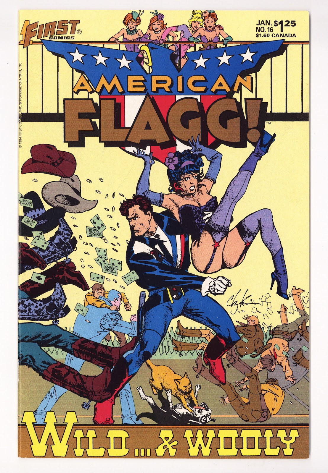 American Flagg! Vol 1 16 High Grade (1985)  
