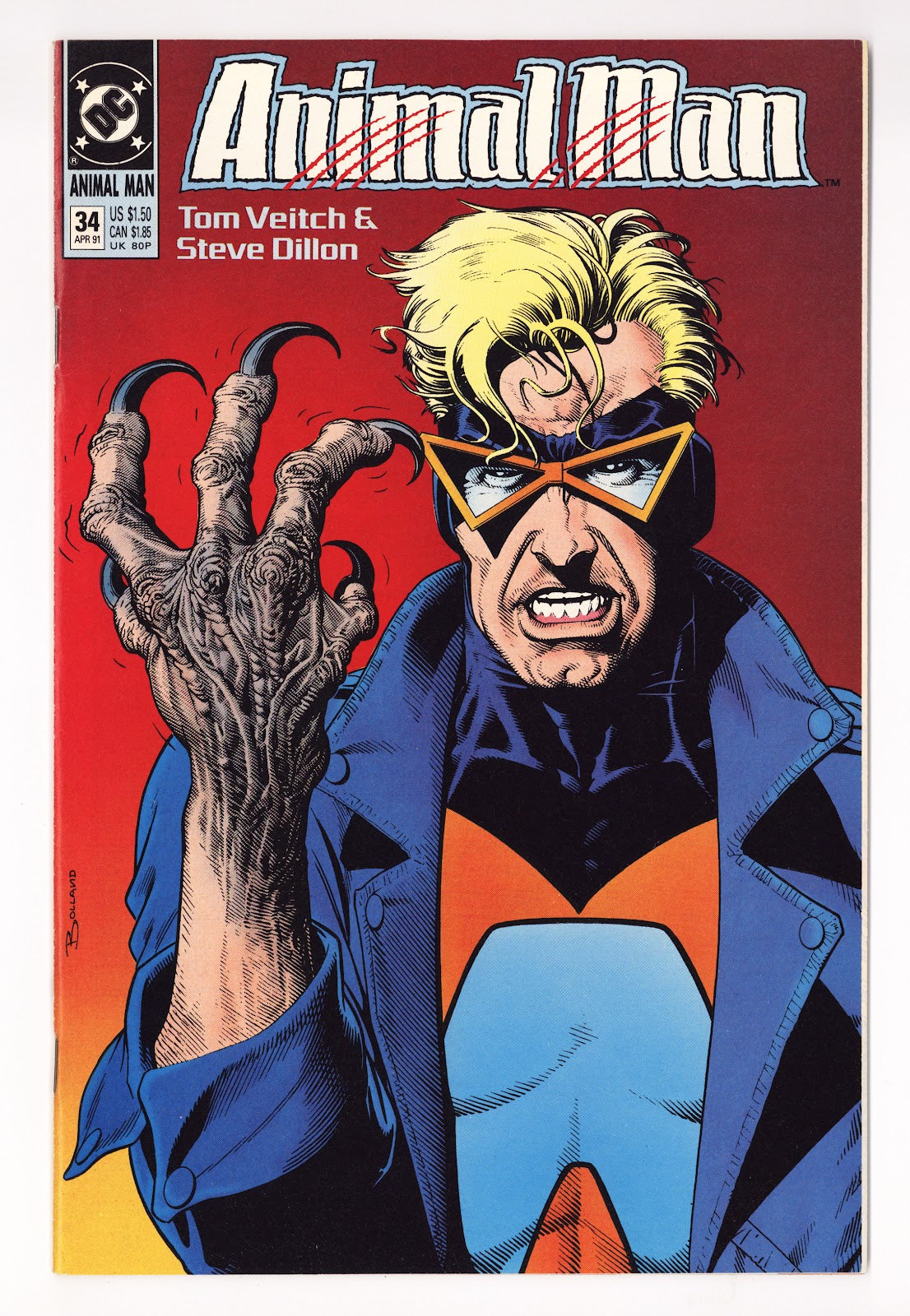 Animal Man Vol 1 34 High Grade (1991) 