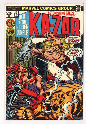 Astonishing Tales Vol 1 20  Low Grade   (1973)
