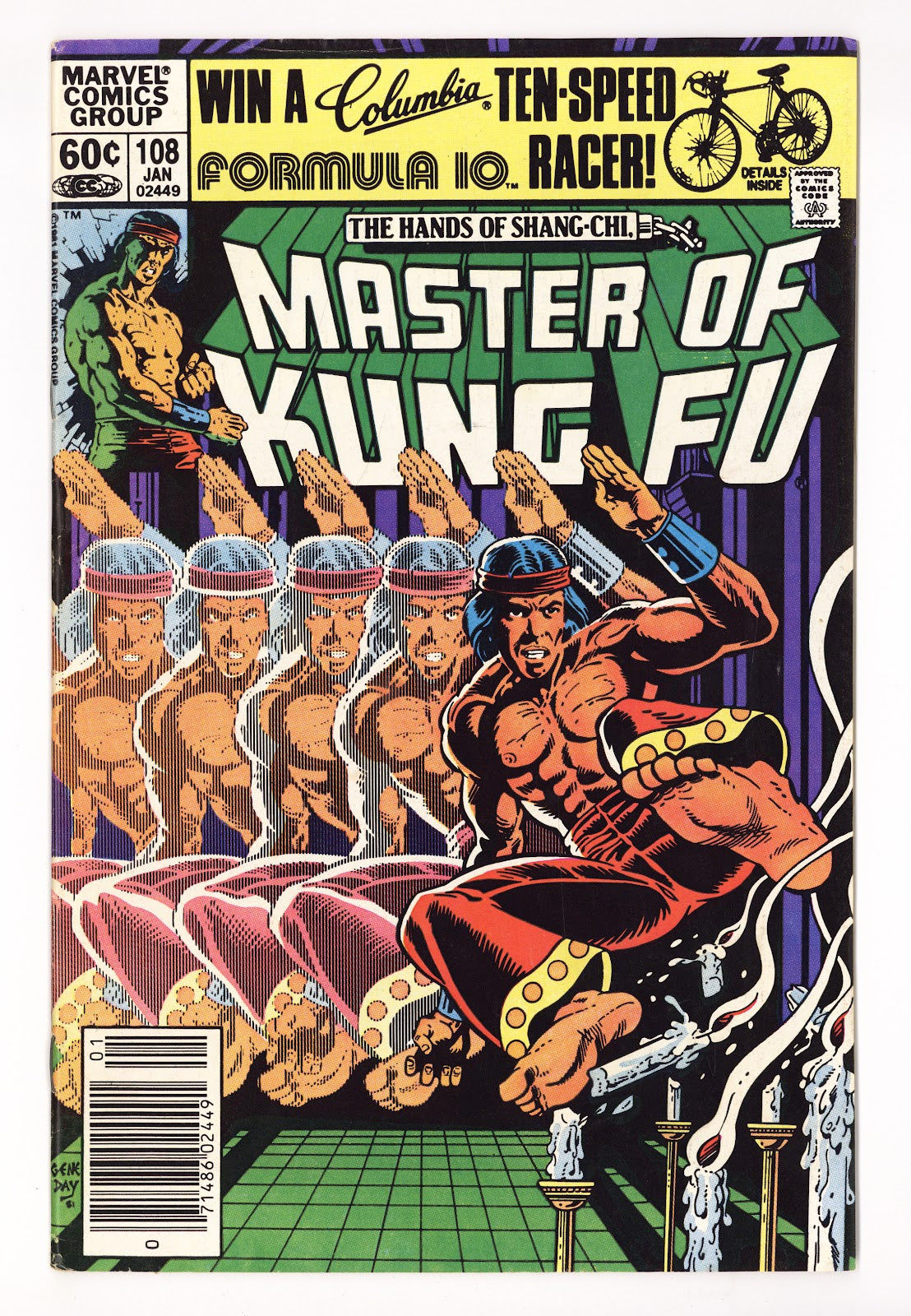 Master of Kung Fu Vol 1 108  Mid Grade   (1982)   Newsstand  