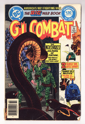 G.I. Combat Vol 1 262  Very Low Grade   (1984)   Canadian Price Variant