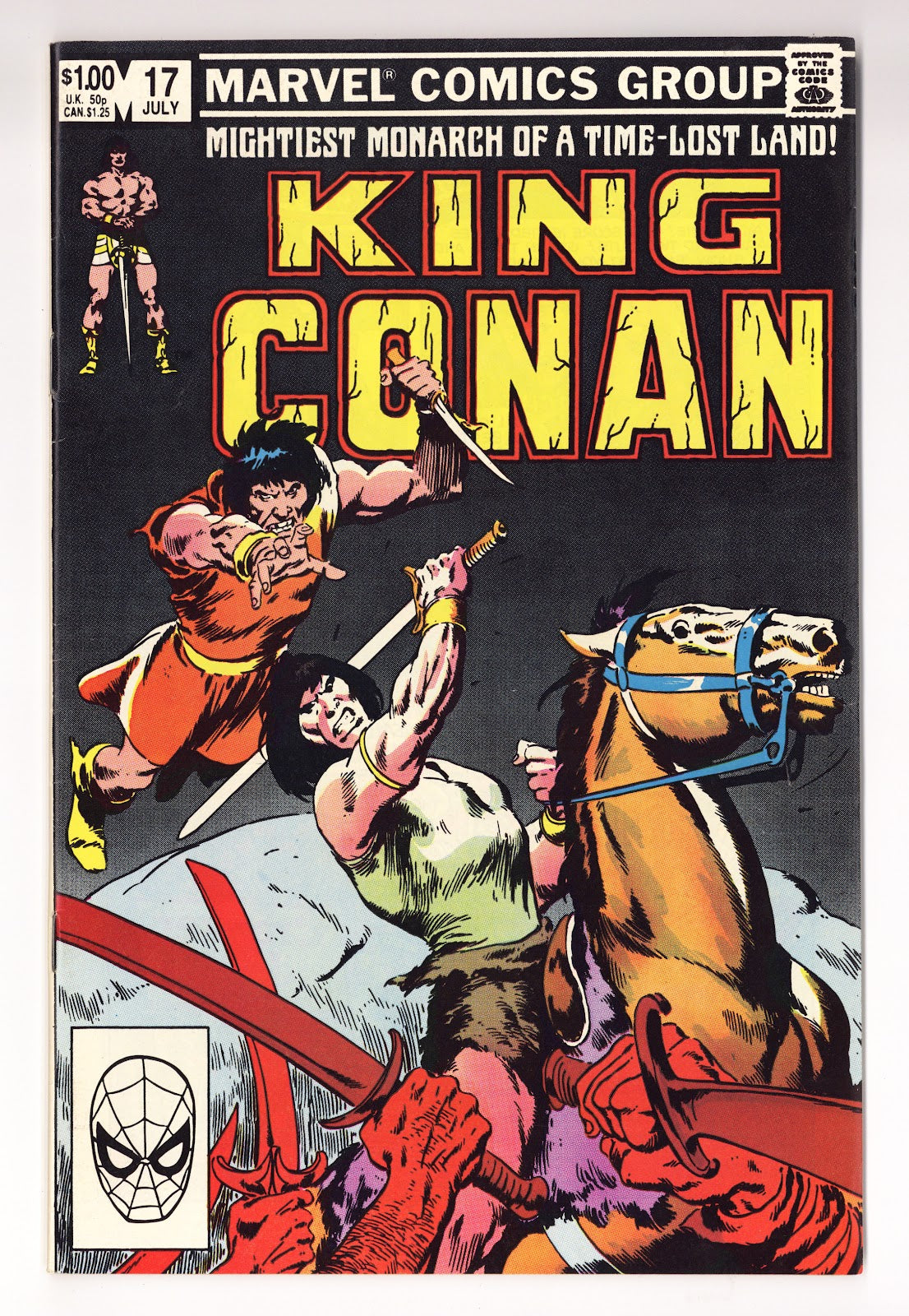 King Conan Vol 1 17  Mid Grade   (1983)