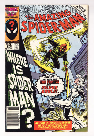 The Amazing Spider-Man Vol 1 279 Mid Grade (1986) Canadian Price Variant