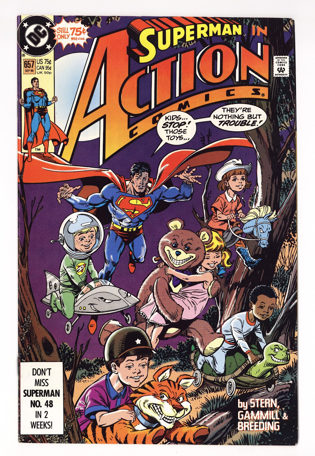 Action Comics Vol 1 657 Mid Grade (1990) 