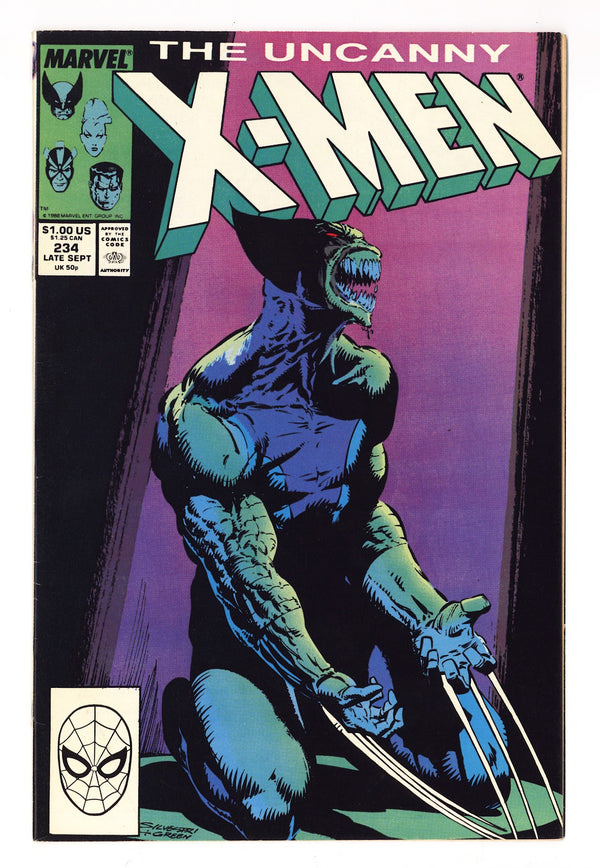 The Uncanny X-Men Vol 1 234  FN/VF (7.0)   (1988)