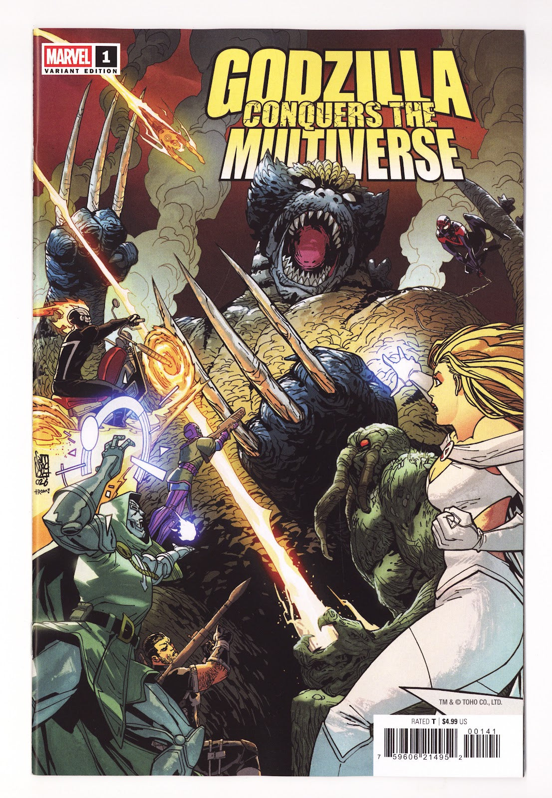 Godzilla Conquers the Multiverse  1 Camuncoli  Variant   (2026)