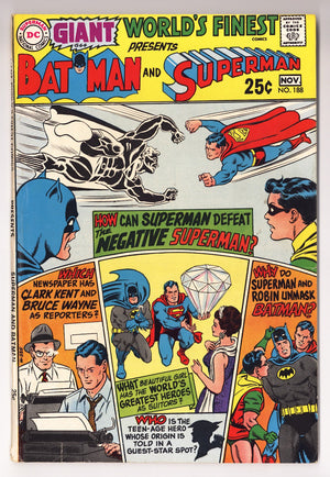 World's Finest Comics   188  FN- (5.5)   (1969)