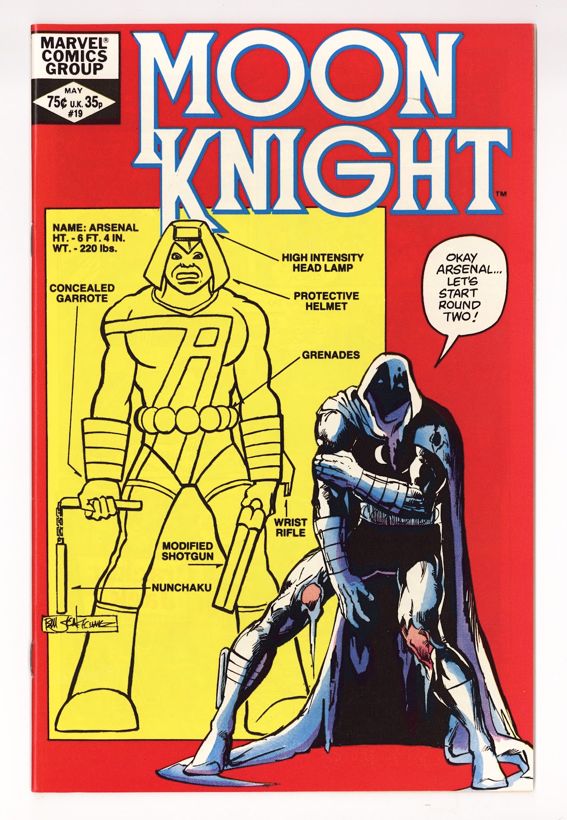 Moon Knight Vol 1 19 NM- (9.2) (1982) 