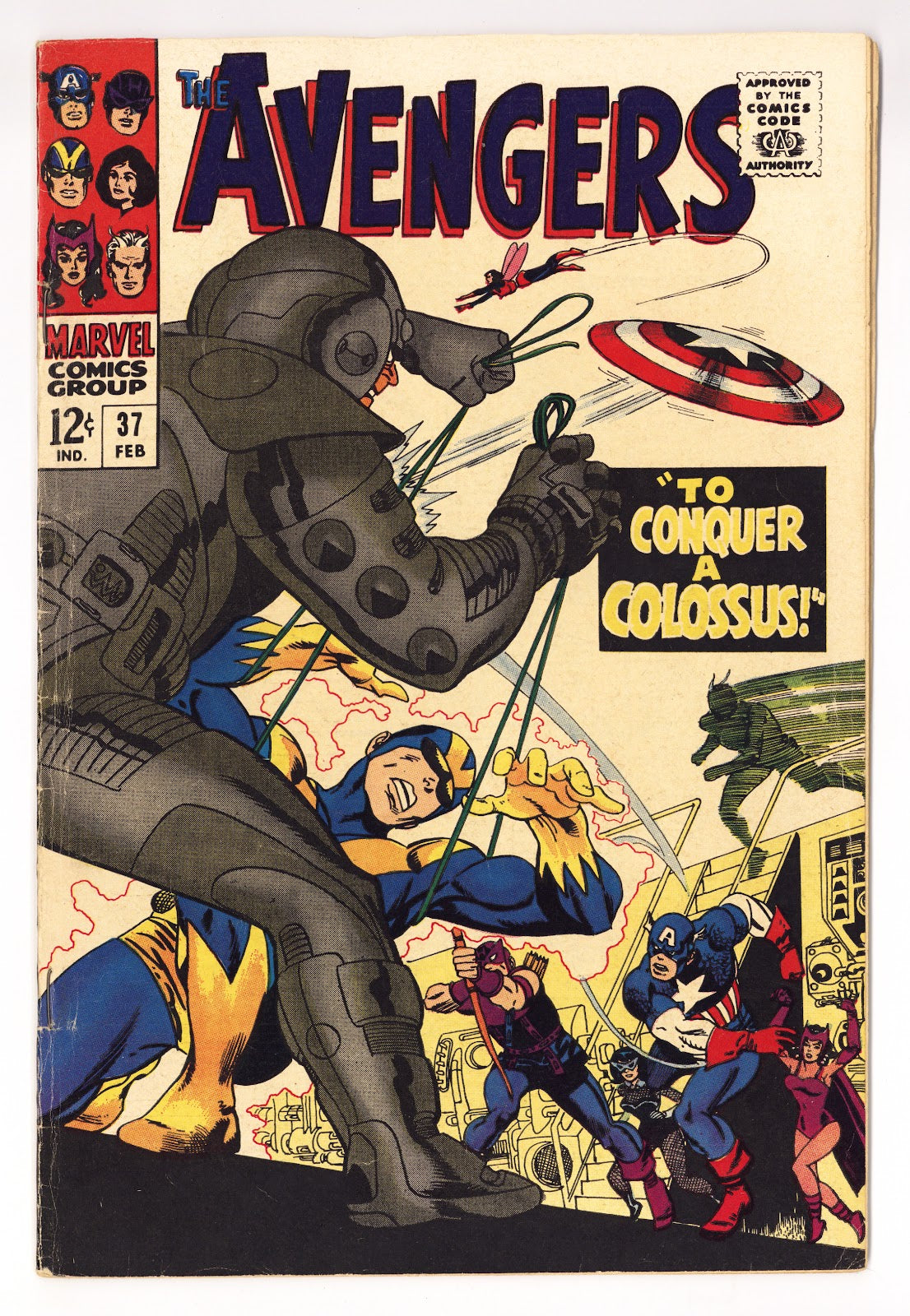 The Avengers Vol 1 37 FN- (5.5) (1967) 