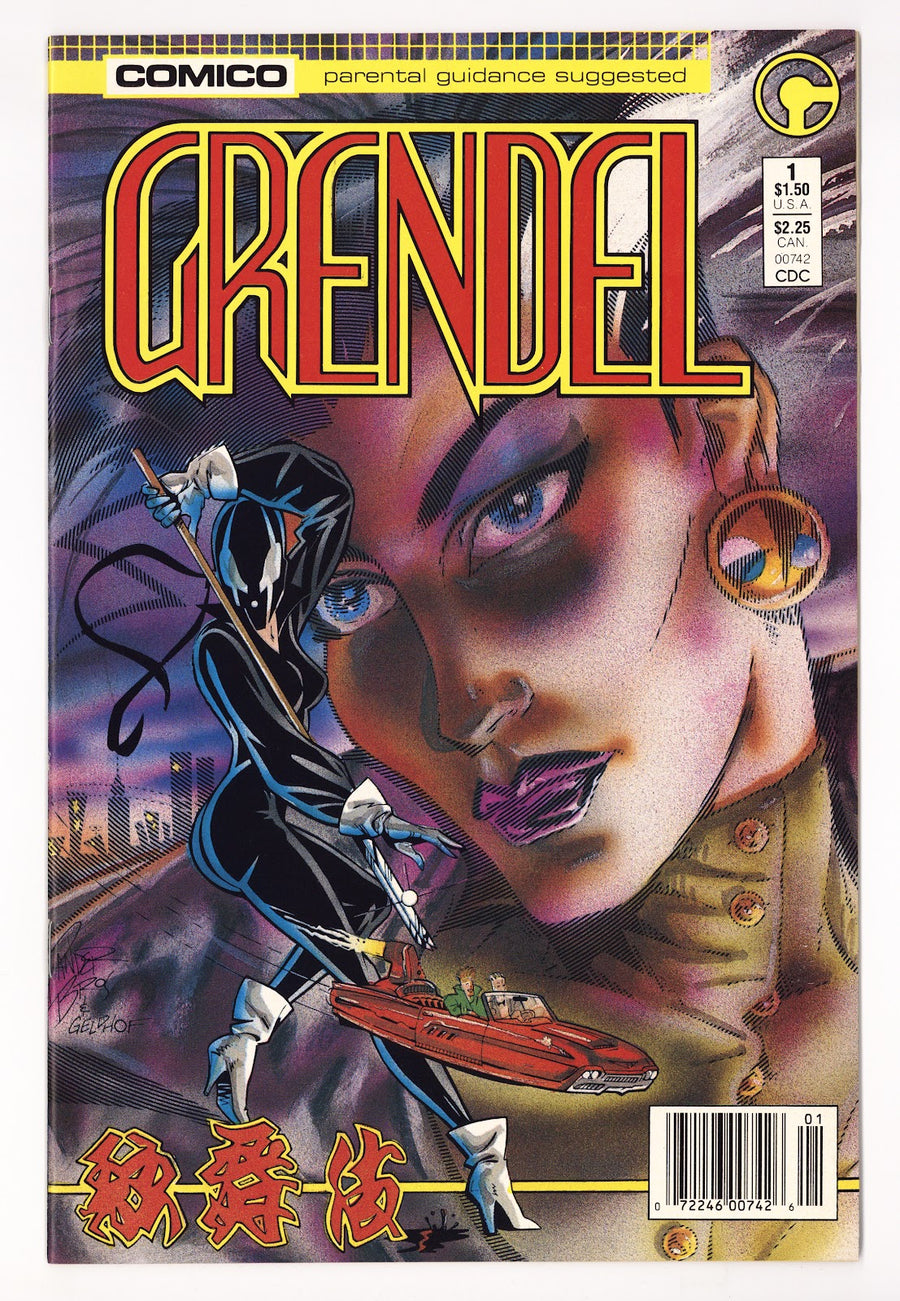 Grendel Vol 2 1 VF+ (8.5) (1986) Newsstand 