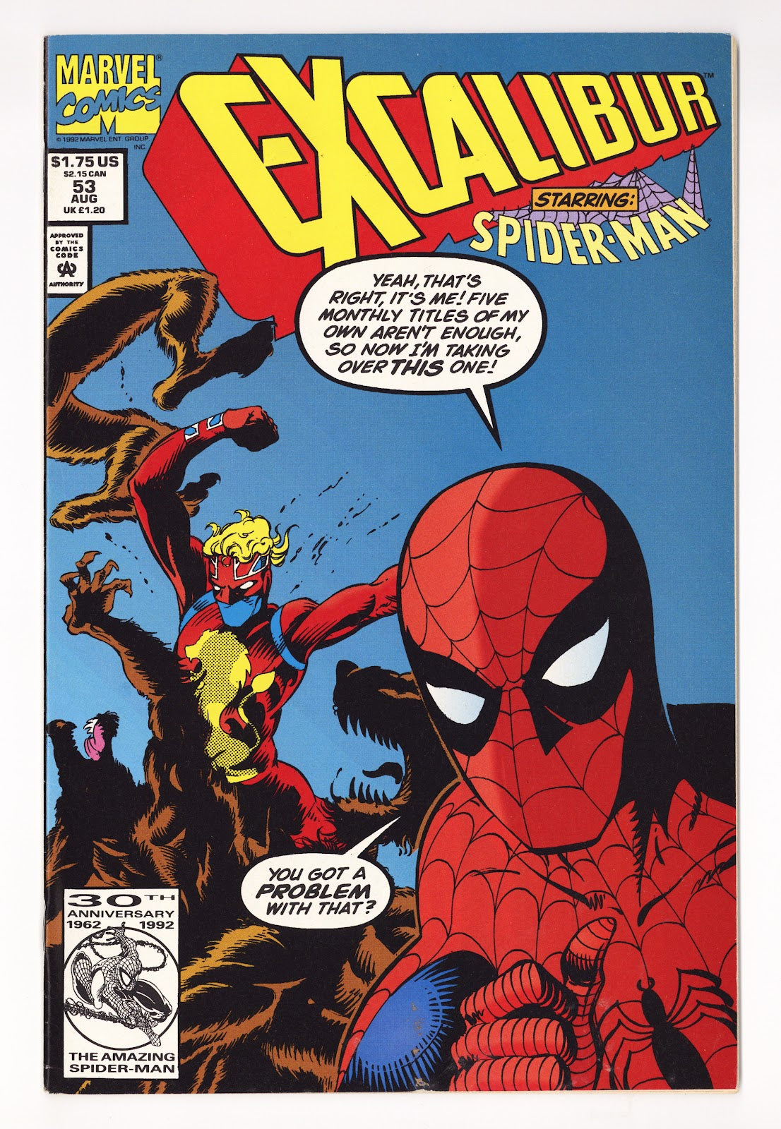Excalibur Vol 1 53  Mid Grade   (1992)     