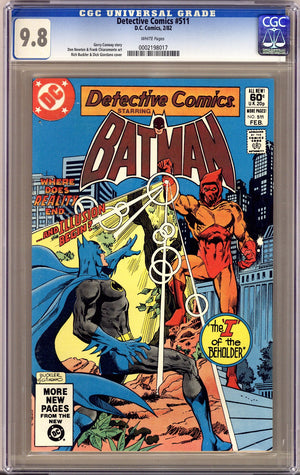 Detective Comics Vol 1 511 CGC 9.8 (NM/M)   (1982)