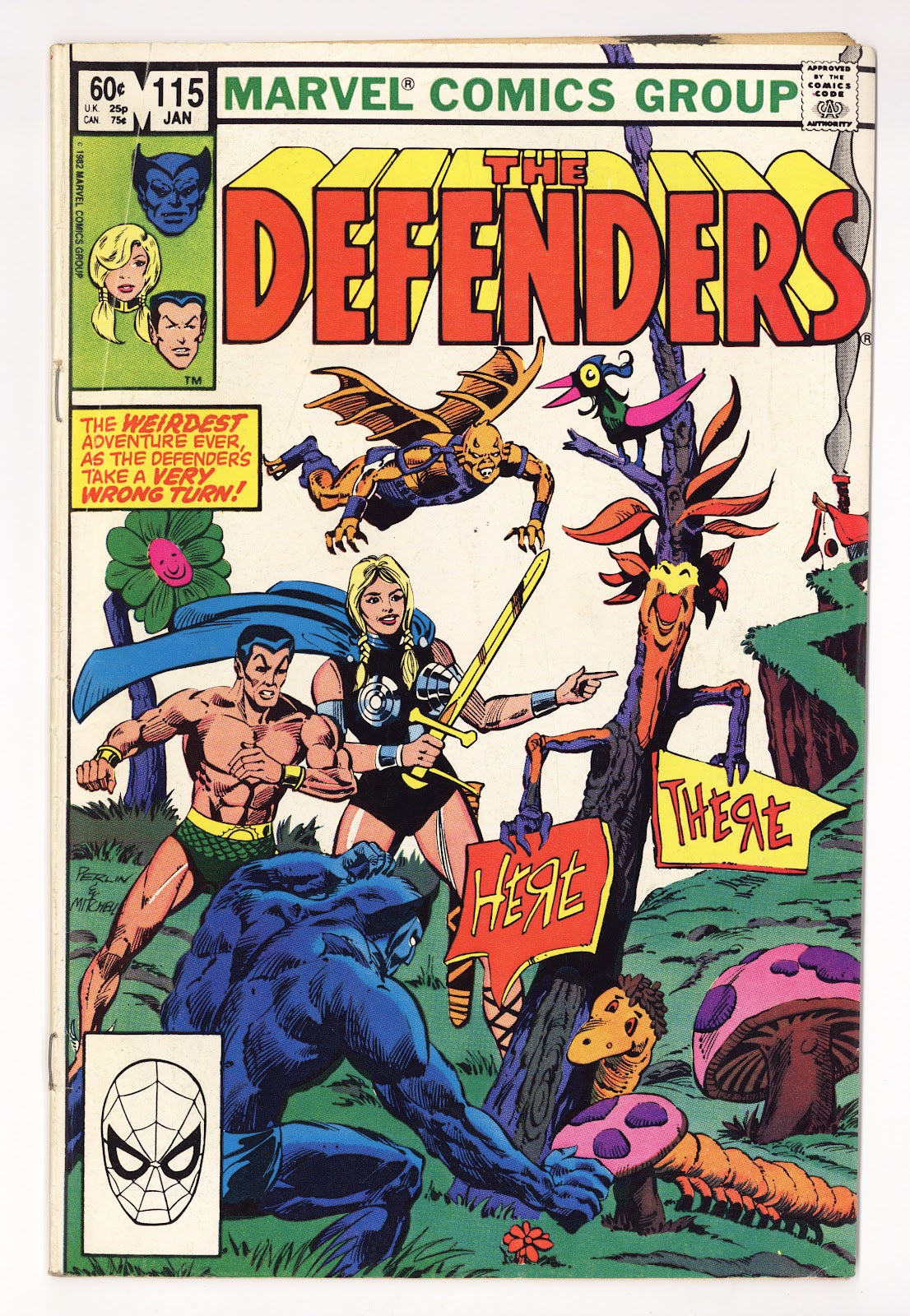 The Defenders Vol 1 115  Low Grade   (1983)   Direct  