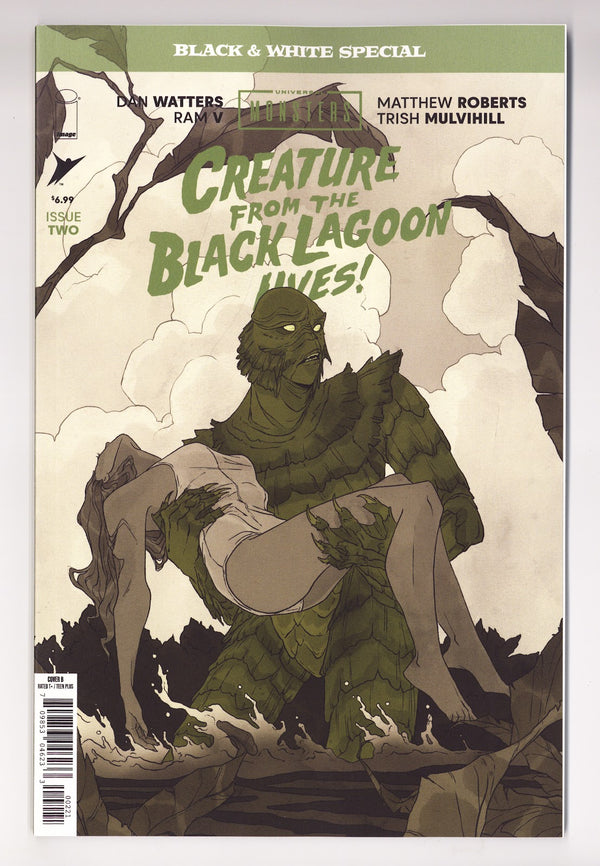 Universal Monsters Creature From The Black Lagoon Lives Black & White Special 2 Larson Incentive (2026)