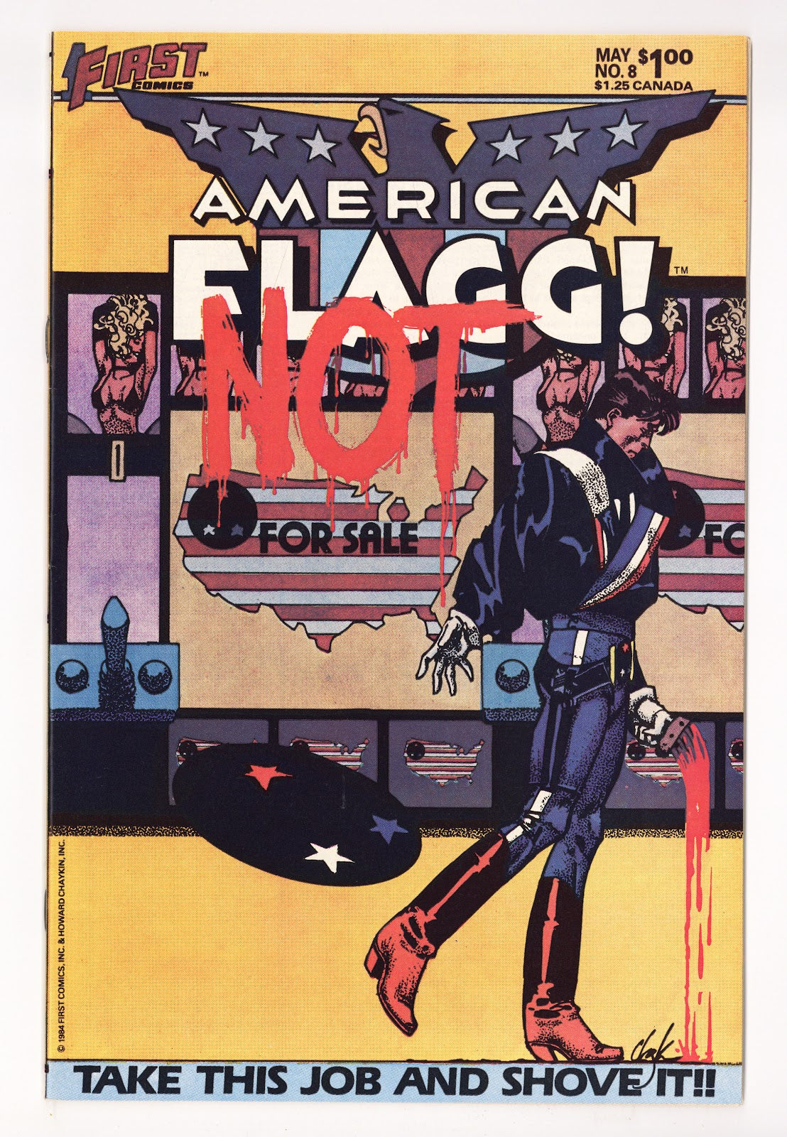 American Flagg! Vol 1 8 High Grade (1984) 