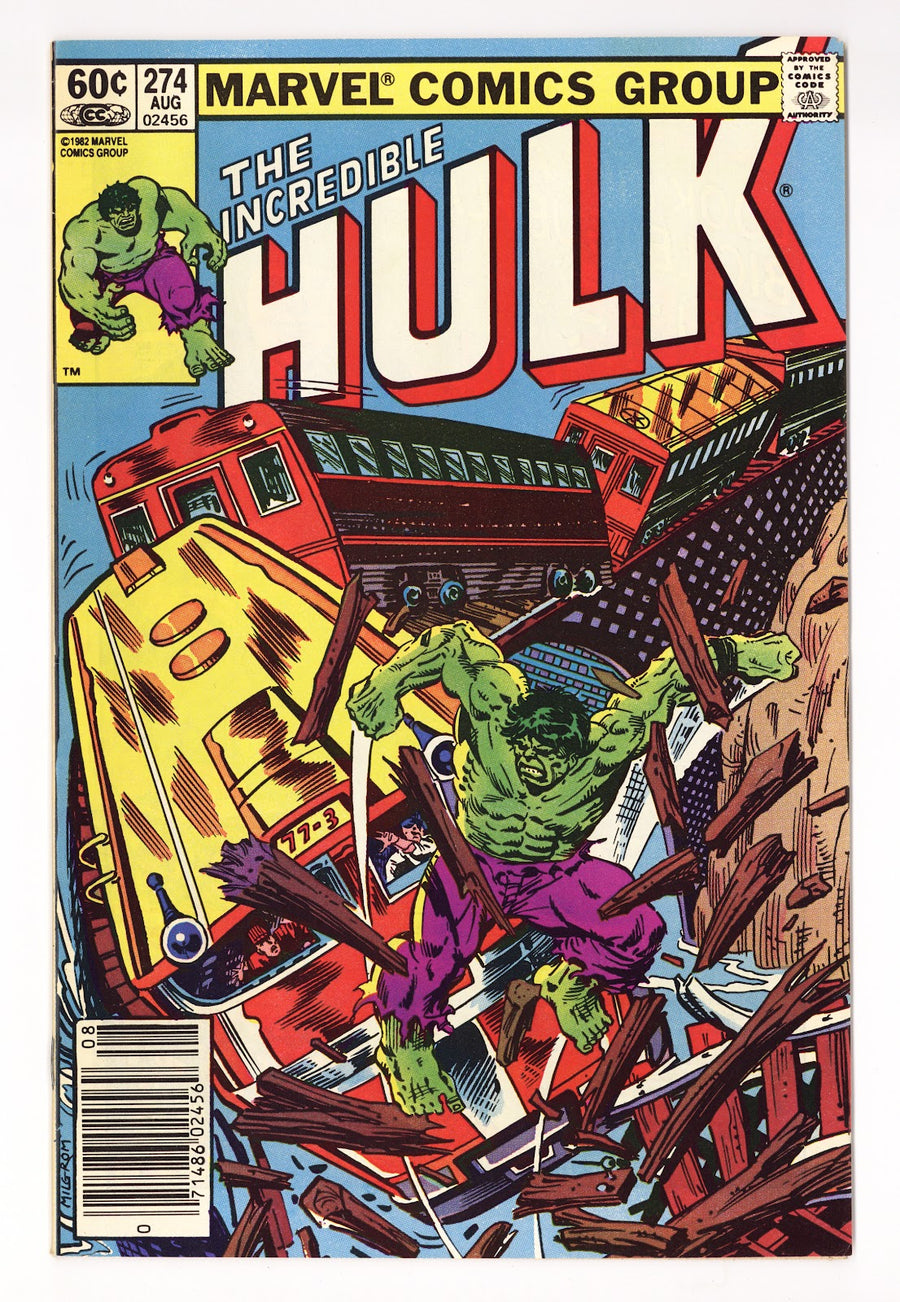 The Incredible Hulk Vol 1 274  High Grade   (1982)   Newsstand  