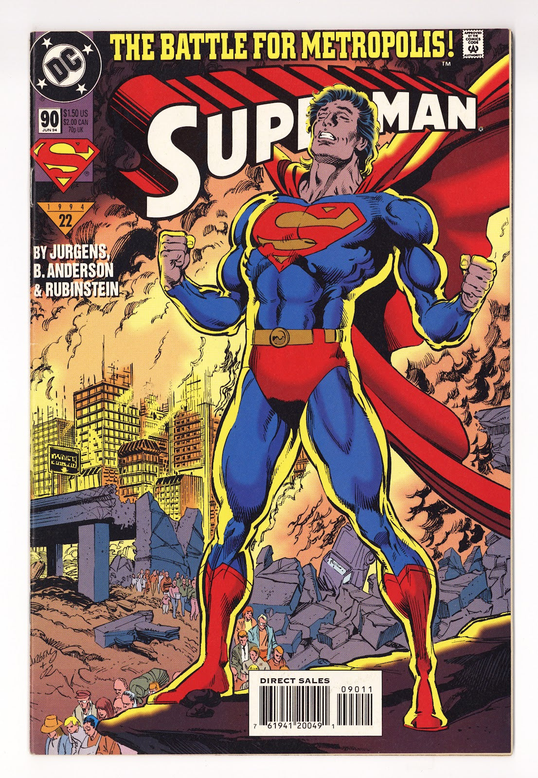 Superman Vol 2 90 Mid Grade (1994) 