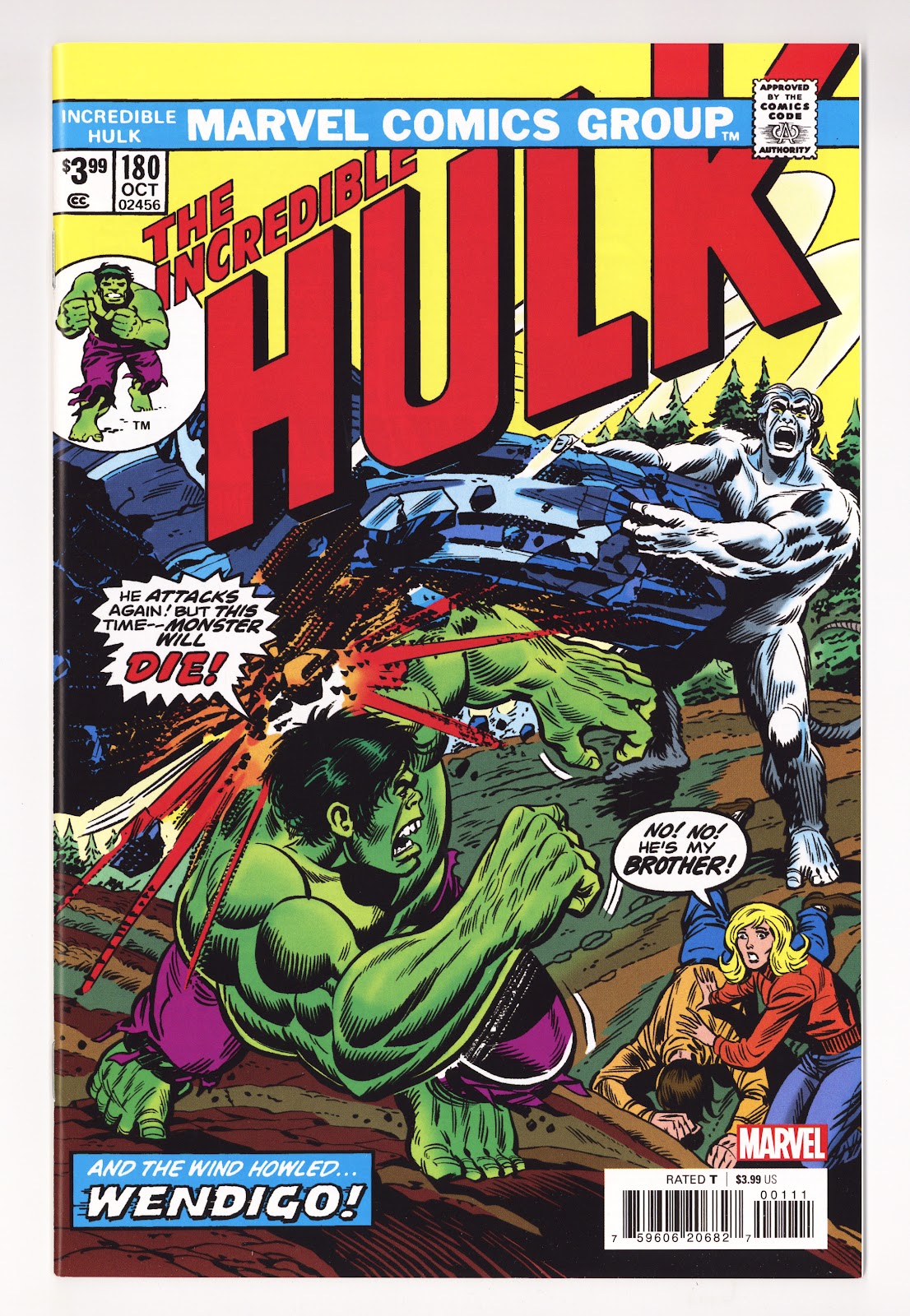 Incredible Hulk No. 180 Facsimile Edition [nn] High Grade (2023) 