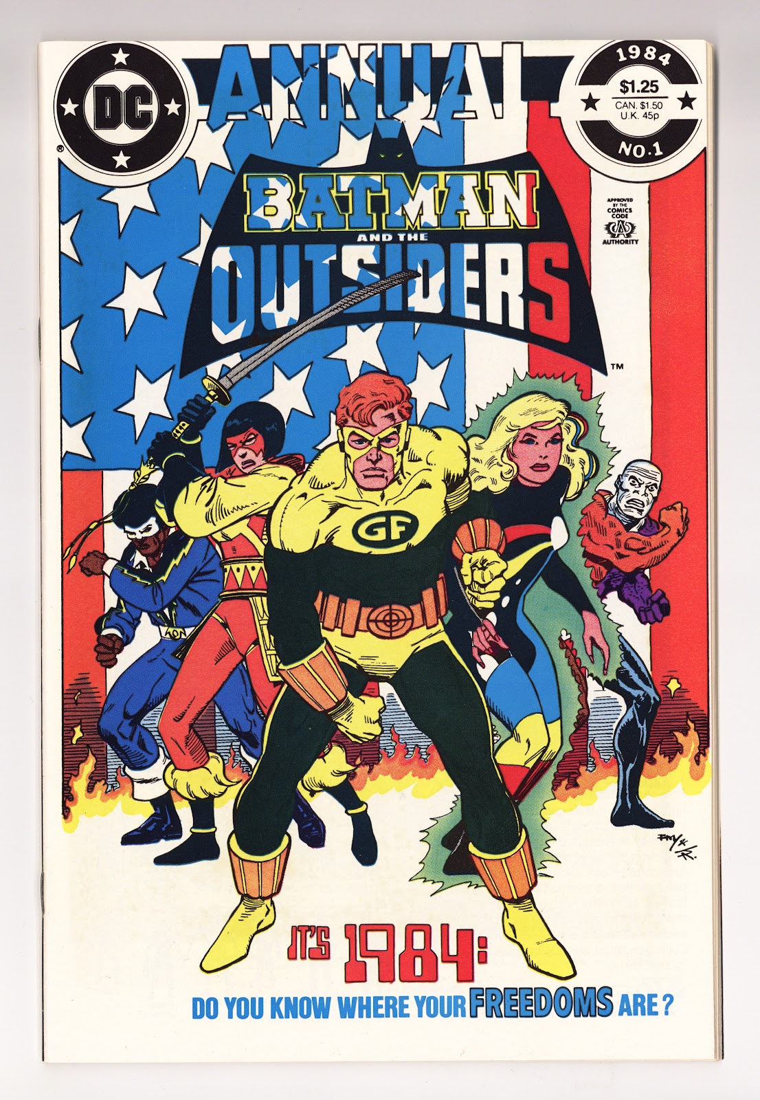 Batman and the Outsiders Annual Vol 1 1 High Grade (1984) 