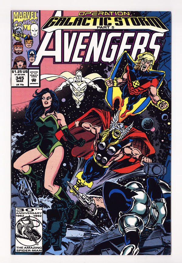 The Avengers Vol 1 345 High Grade (1992)
