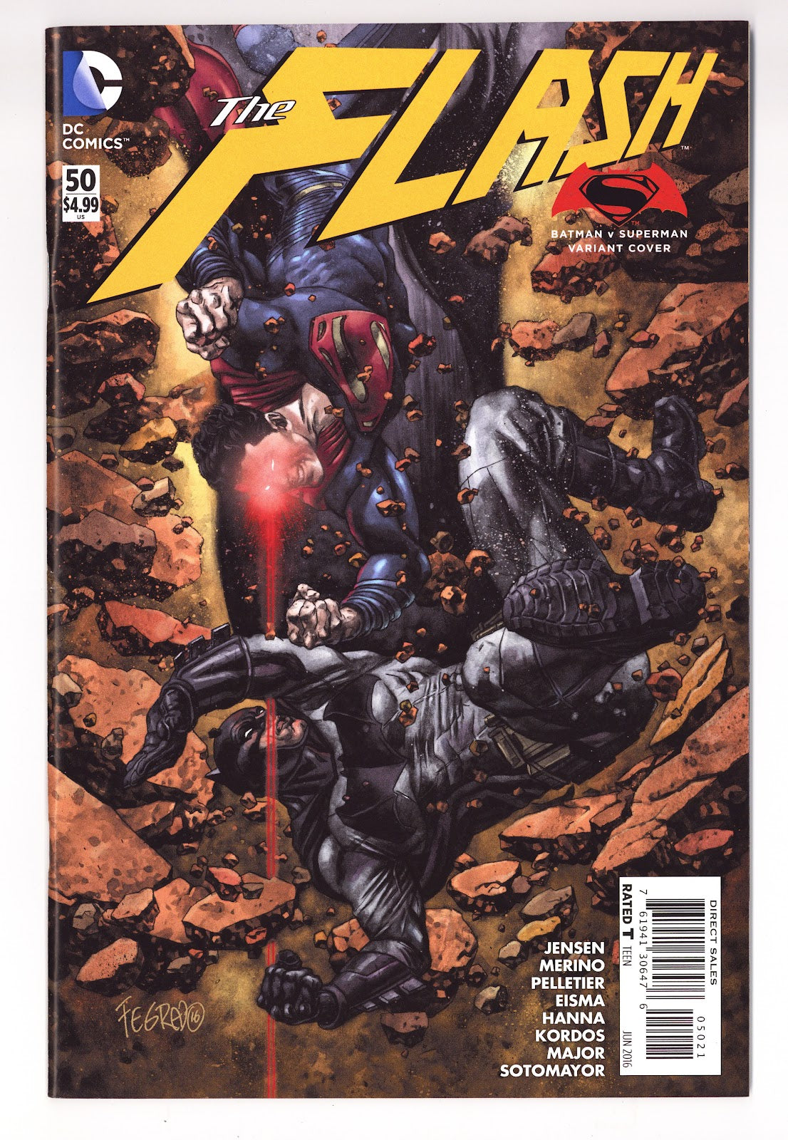 The Flash Vol 4 50 High Grade (2016) Fregrado Variant 