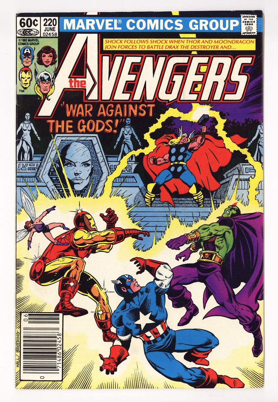 The Avengers Vol 1 220 Mid Grade (1982) Newsstand 