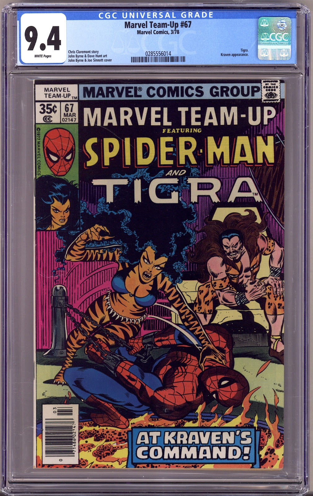 Marvel Team-Up Vol 1 67 CGC 9.4 (NM) (1978) 