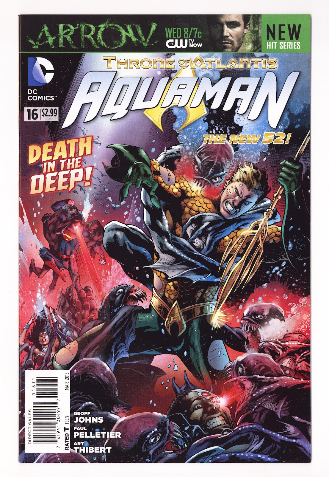Aquaman Vol 7 16 High Grade (2013) Direct Sales 