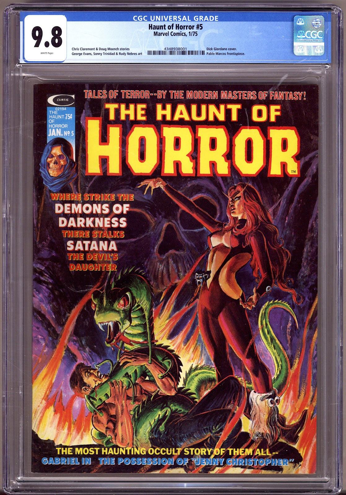 Haunt of Horror 5 CGC 9.8 (NM/M) (1975) 