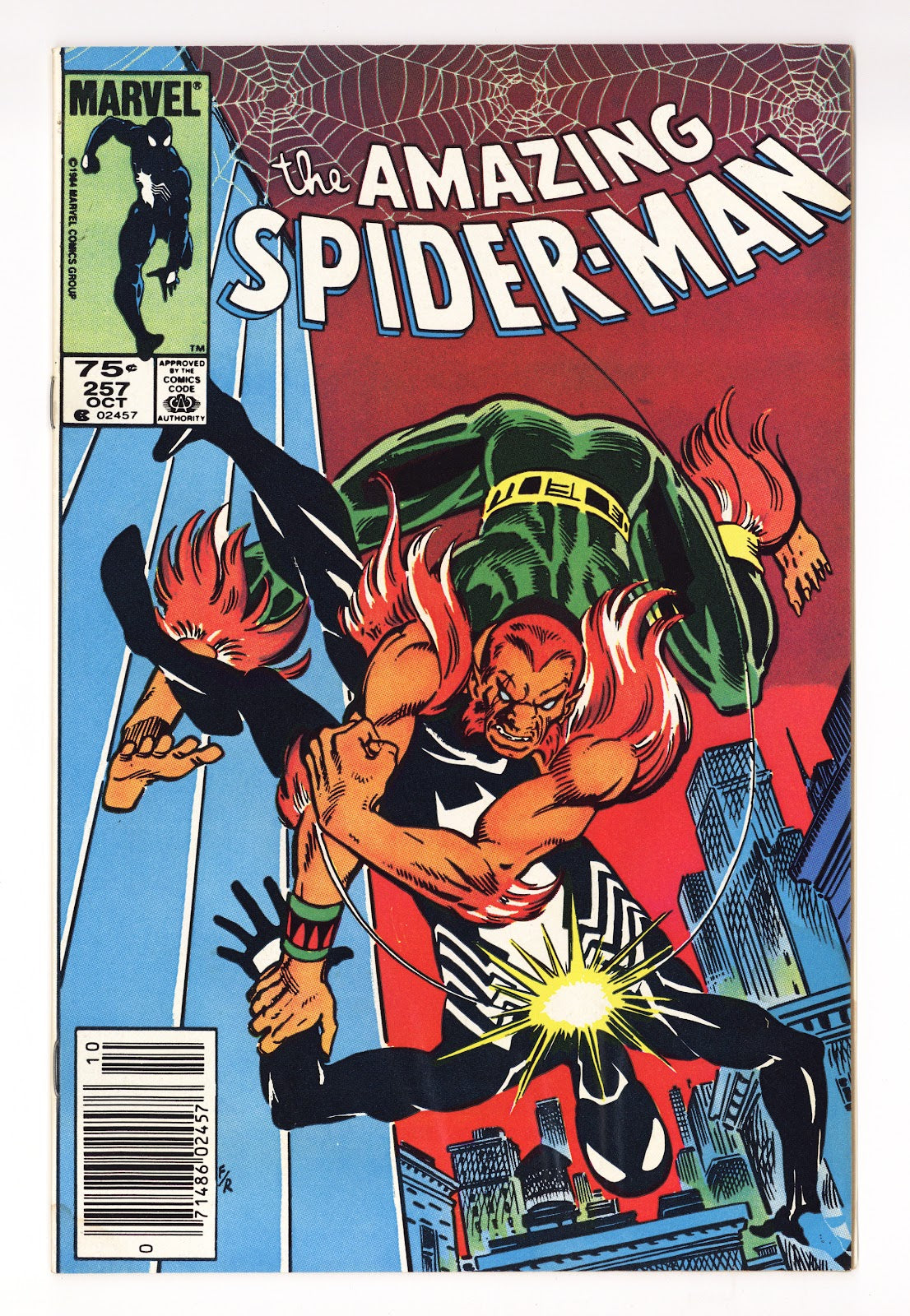 The Amazing Spider-Man Vol 1 257  VG (4.0)   (1984) Canadian   Canadian Price Variant
