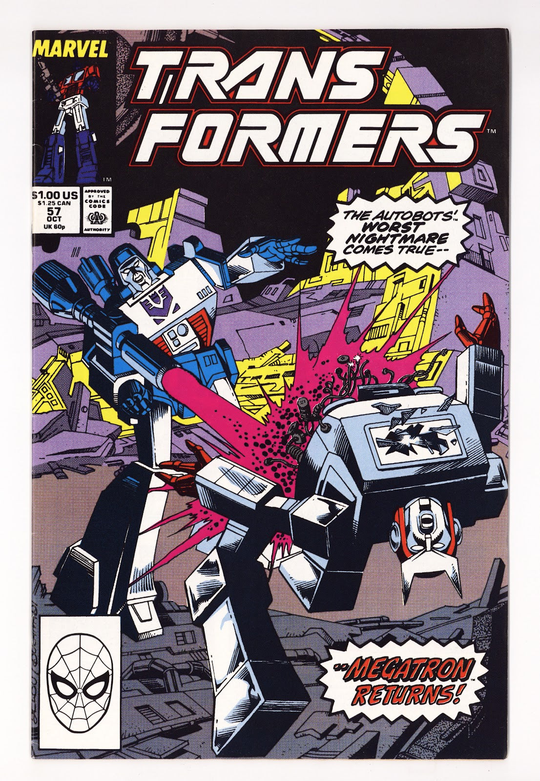 The Transformers Vol 1 57  VF (8.0)   (1989)     