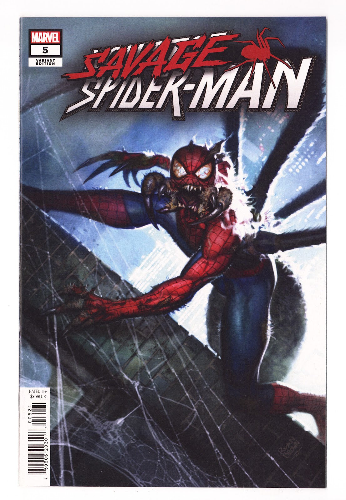 Savage Spider-Man 5 High Grade (2022) Brown Variant 