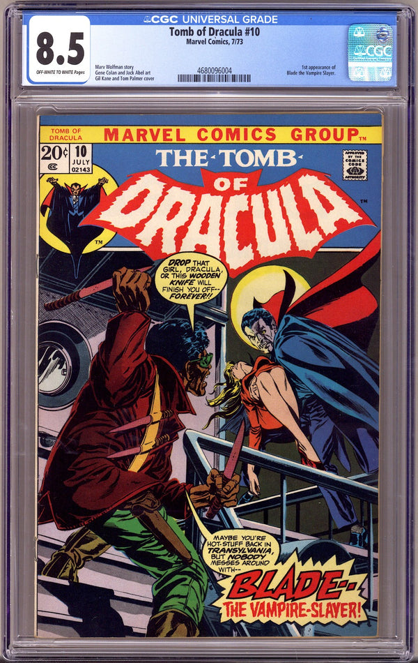 Tomb of Dracula Vol 1 10 CGC 8.5 (VF+)   (1973)