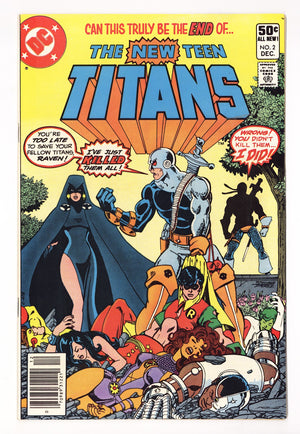 The New Teen Titans Vol 1 2 VF (8.0) (1980) Newsstand