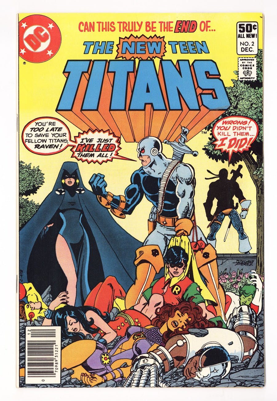 The New Teen Titans Vol 1 2 VF (8.0) (1980) Newsstand 