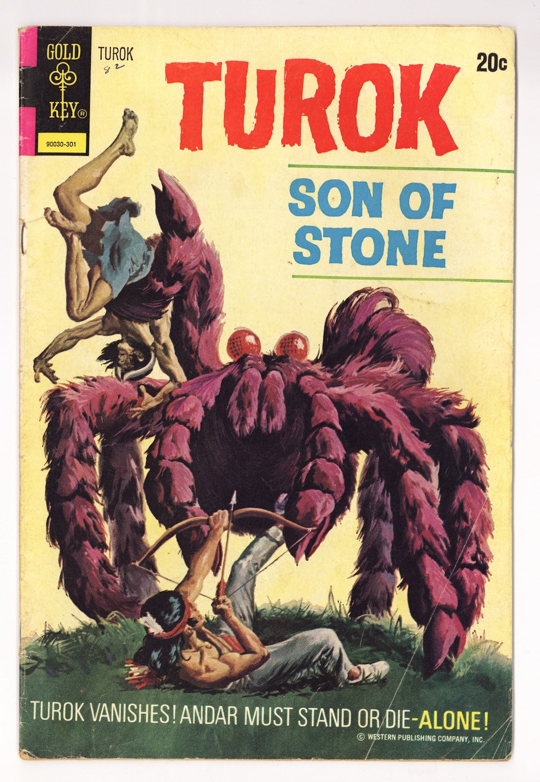 Turok, Son of Stone 82 Low Grade (1973) 20¢ Variant 