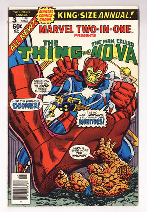 Marvel Two-in-One Annual Vol 1 3  Mid Grade   (1978)