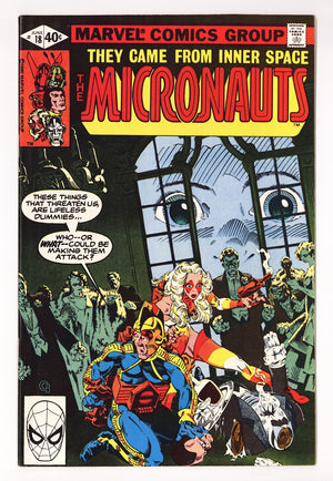 Micronauts Vol 1 18  High Grade   (1980)