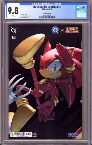 DC x Sonic the Hedgehog 3 CGC 9.8 (NM/M) (2026) Kim Connecting 2nd Print