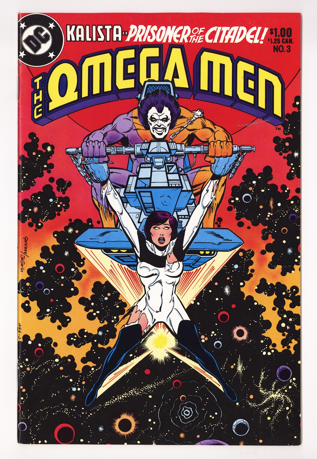 The Omega Men Vol 1 3 VF- (7.5) (1983) 