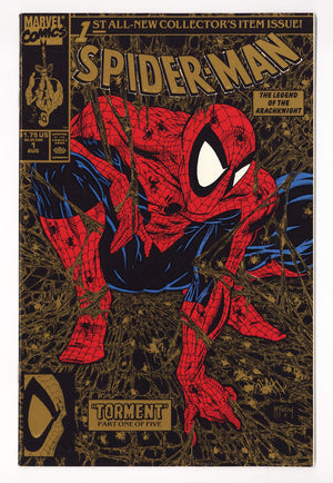 Spider-Man Vol 1 1 VF+ (8.5) (1990) Gold 2nd Print
