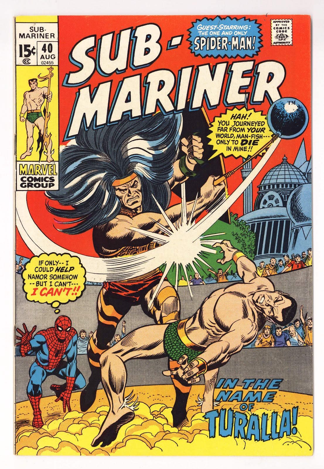 Sub-Mariner Vol 1 40  VF- (7.5)   (1971)     
