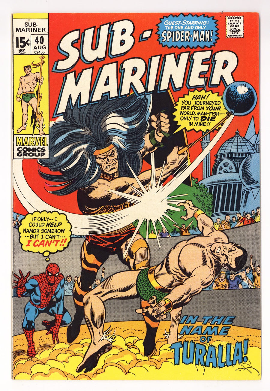 Sub-Mariner Vol 1 40  VF- (7.5)   (1971)     