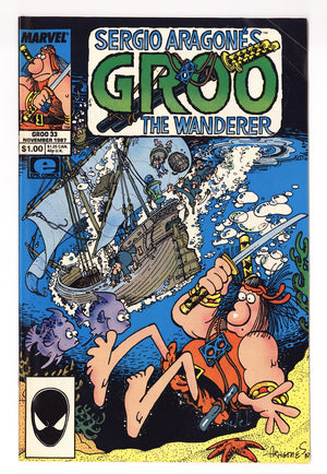 Sergio Aragones Groo the Wanderer Vol 2 33  Mid Grade   (1987)