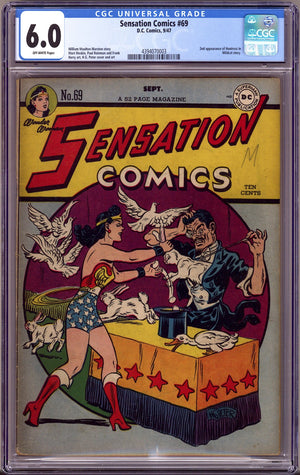 Sensation Comics Vol 1 69 CGC 6.0 (FN) (1947)